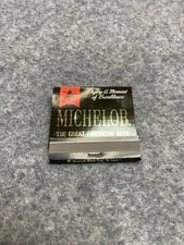 Michelob Vintage 1960s American Beer Black & Gold Design Matchbook