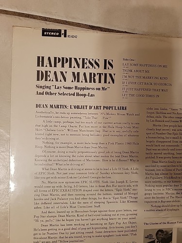 DEAN MARTIN LP HAPPINESS IS REPRISE R 6242 NEW SEALED MINT Shrink Hyper Sticker - Picture 7 of 12