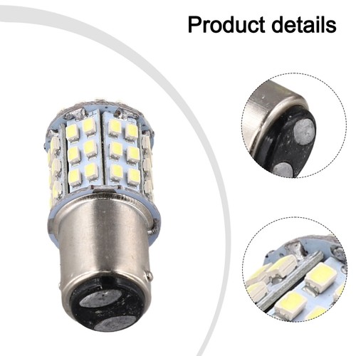 Long Lasting 2PCS BAY15D 1157 LED 64SMD Dual Filament Tail Light Bulbs - Picture 11 of 12
