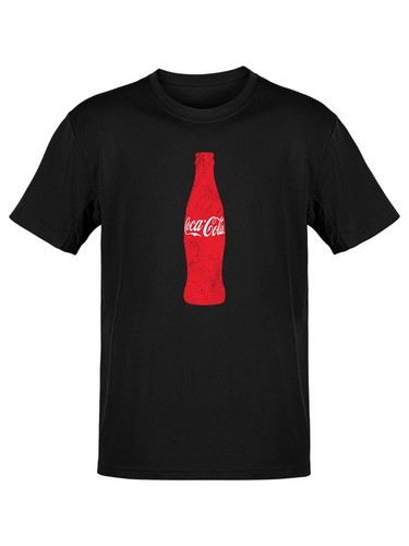 Camiseta para hombre Coca-Cola clásica con licencia oficial botella roja logotipo gráfico - Imagen 1 de 6