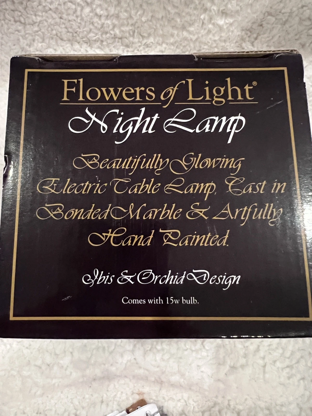 Ibis & Orchid Design Peacock Night Lamp - Thumbnail 3