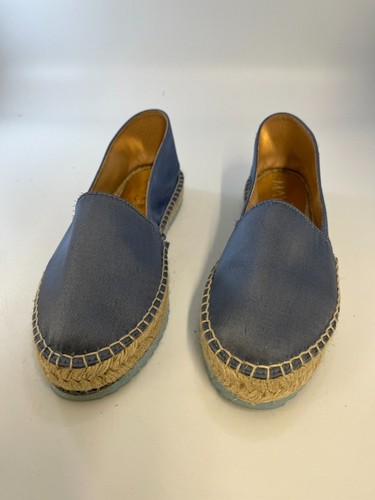 Maybe Espadrilles - blue satin - size UK 5
