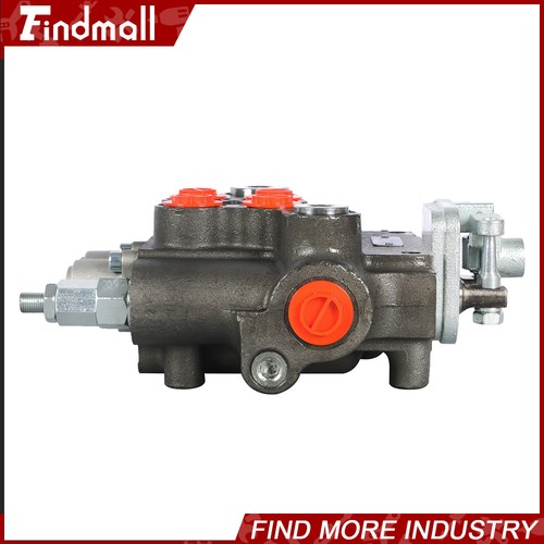 21GPM 2 Spool Hydraulic Directional Control Valve w/Joystick w/conversion plug - Picture 14 of 24