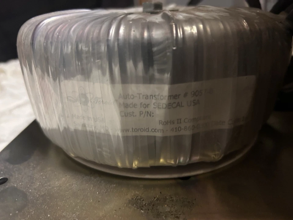 Toroid Corp Auto-Transformer 9057-B SEDECAL USA Multi-Tap 208/220/256V New - Image 4 of 4