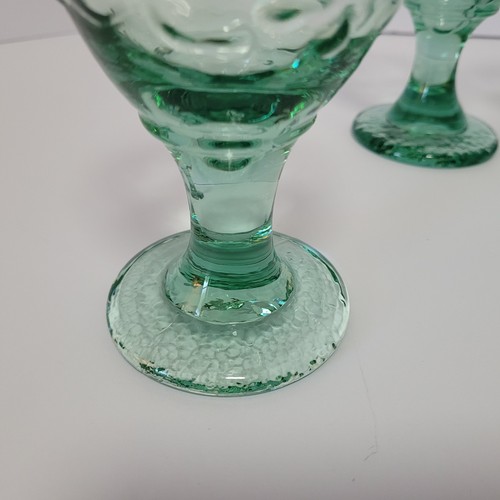 6er Set Libbey Obstgarten Obst grünes Glas 7" Tee-/Wasserkelche mit Fuß - Bild 4 von 4