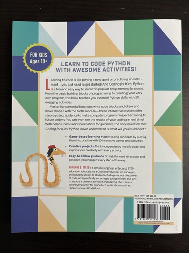 Coding for Kids: Python: Learn to Code with 50 Awesome Games and Activities - Bild 3 von 3