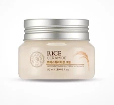 The Face Shop Rice Ceramide Moisturizing Cream Rice Bran Oil Korean Skincare 