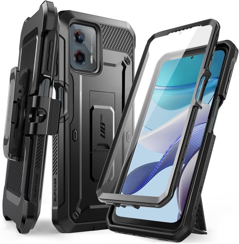 Stylish Black Rugged Case for Moto G 5G 2023 with Multi-Functional Kickstand - Photo 3 sur 9