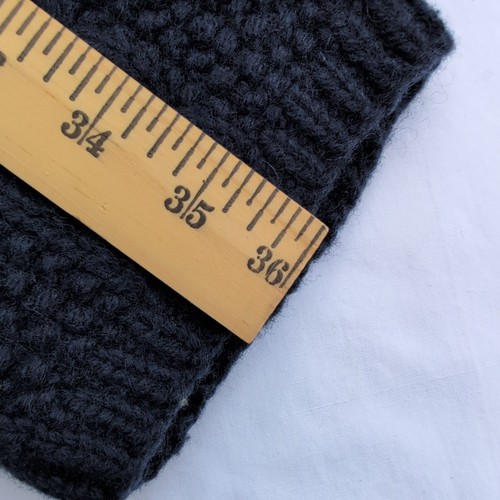 Vintage J Crew Sweater Mens Large Cable Hand Knit Wool Fisherman Heavy Jumper - Picture 10 of 11