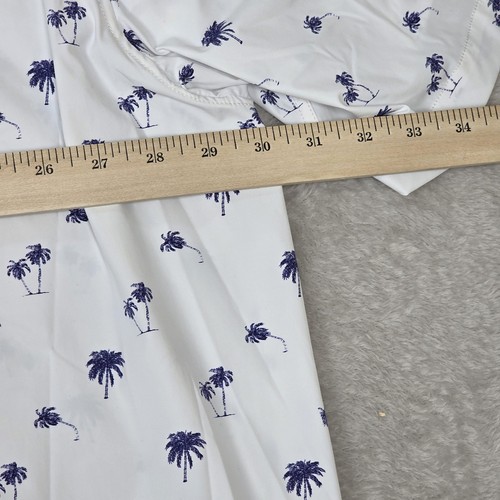 Johnnie-O Shirt Mens 4XL Samana Big & Tall Stretch Palm Tree Short Sleeve - Picture 12 of 13