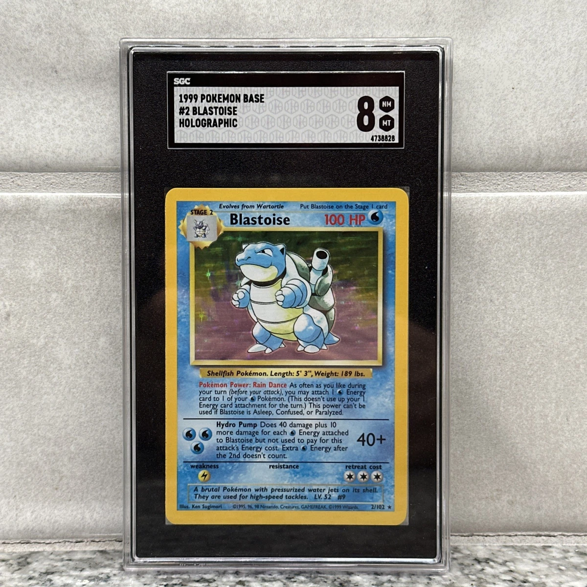 Blastoise Pokémon TCG Base Set Individual Collectible Card Game