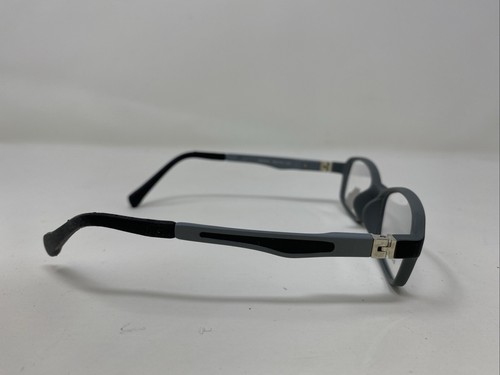 Kidme Ashton C01 46-16-125 Schwarz/Grau Kunststoff Vollrand Brille Brillengestell CN62 - Bild 4 von 8