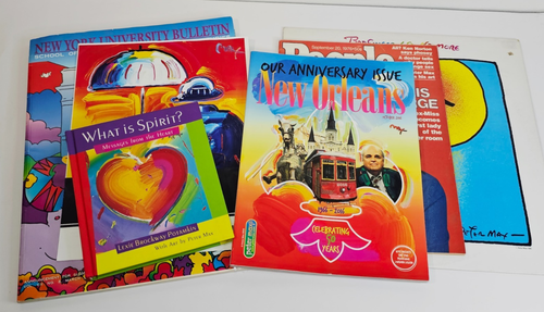 Lote de Coleccionistas Peter Max - Álbum Raro, Portadas de Revistas, Libro, Arte Psicodélico - Imagen 4 de 23