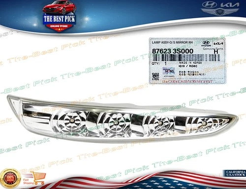 ⭐GENUINE⭐ Outside Mirror Signal Lamp RIGHT Sonata HYBRID 2011-2015  876233S000