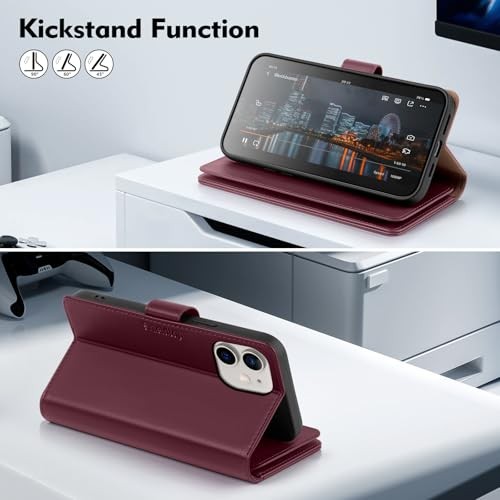 Compatible with iPhone 11 Wallet Case with Card Holder,Women Men RFID Blocking - Picture 7 of 7