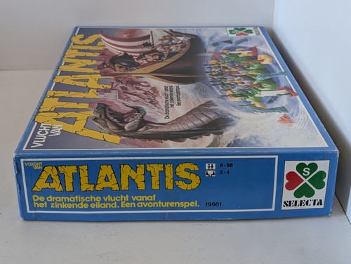 Waddingtons Selecta Escape From Atlantis 80's Board Game Rare Dutch Version - Bild 2 von 8