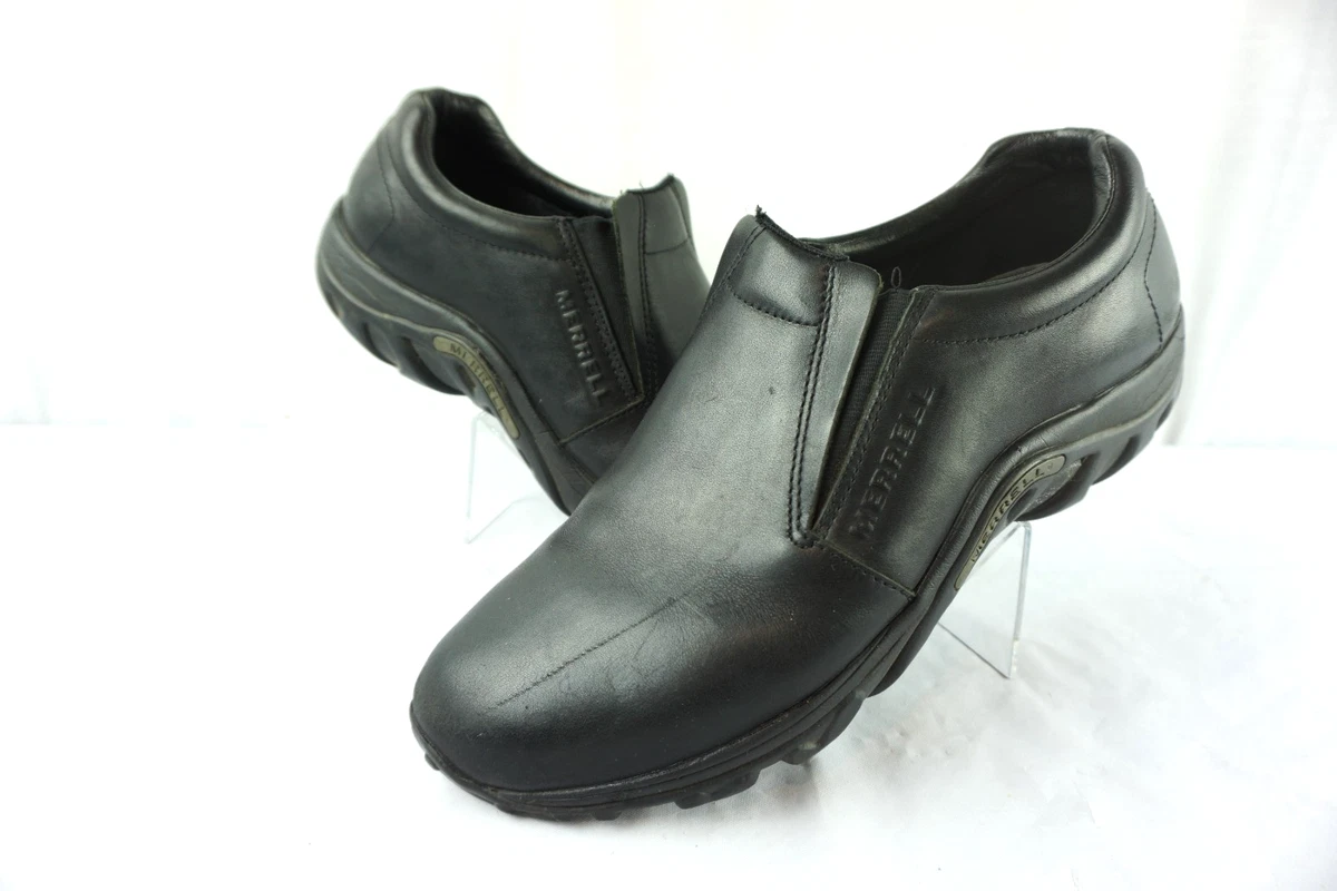 Merrell Leather Casual Shoes Black Jungle Moc for Men for 