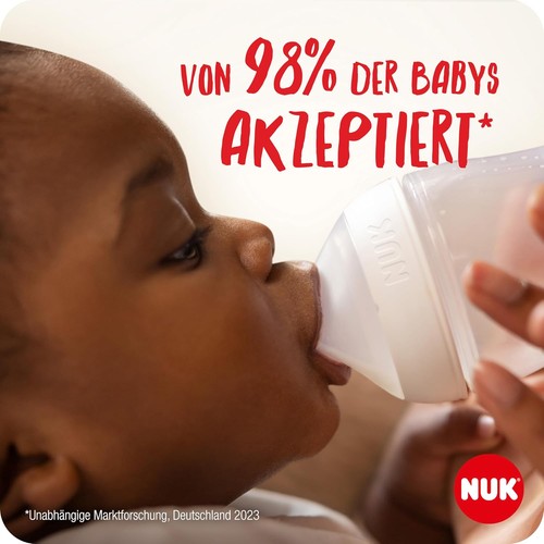 NUK Perfect Match Babyflaschentrinksauger | Ab 6 Monate | Passt sich dem Baby an - Bild 4 von 5
