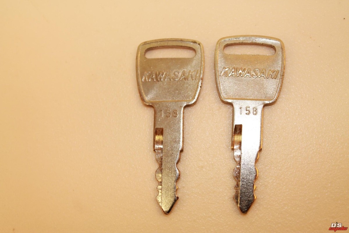 カマイキーページ KAWASAKI MOTORCYCLE NOS OEM PRECUT KEY SET # 158 | eBay
