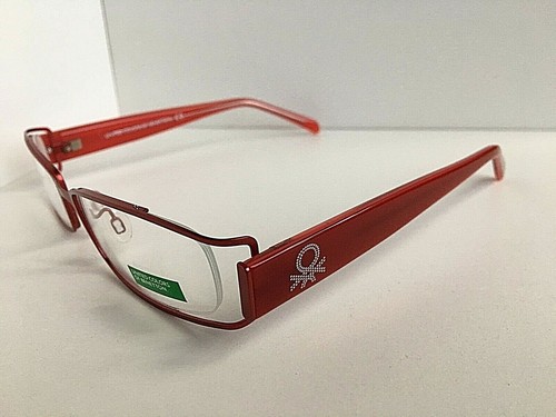 Nuevo marco de gafas para mujer UNITED COLORS OF BENETTON BE 169-01 rojo 52 mm - Imagen 7 de 12