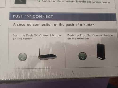 NETGEAR WN2500RP Universal Dual Band WiFi Range Extender 4-port Adapter - Picture 8 of 9