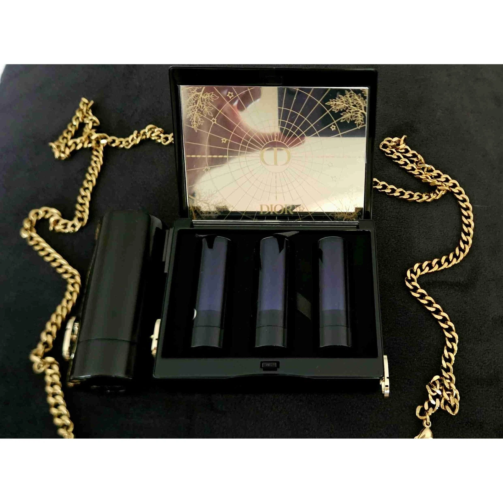 Neuf sans boîte Dior Rouge Minaudière Coffret 2021 Holiday LTD. Atelier des rêves rouge à lèvres