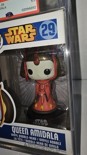 Funko Pop! Star Wars: Queen Amidala #29 2013 caja azul abovedada, clasificación PSA 5,5 - Imagen 3 de 10