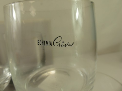 (RefJOH11) Whiskey tumblers glasses Bohemia Cristal 5 only boxed 290ml - Picture 2 of 4