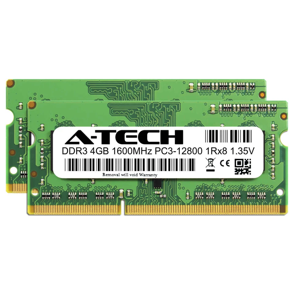 Synology RAM1600DDR3L-4GBx2 A-Tech Equivalent 8GB (2 x 4GB) DDR3-1600 Memory RAM - Image 2 of 2