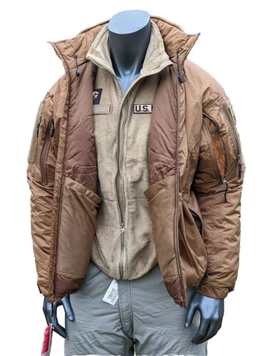 PCU Gen 3 Level 7 ECW  USMC PrimaLoft  Cold Weather Happy Coyote Parka Jacket - product listing photo