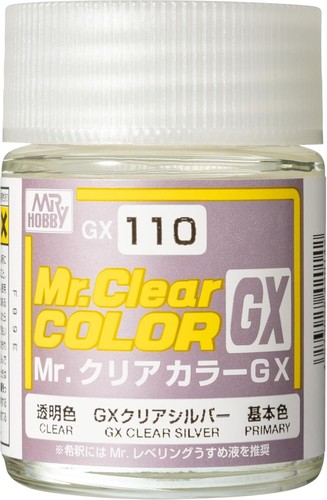 Gunze GSI Mr.Color Lacquer Paint Clear Primary GX101-122 (18ml) Multiple Options - Picture 11 of 14