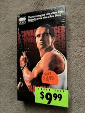 🔥Raw Deal VHS Factory Sealed Arnold Schwarzenegger HBO VIDEO seal on front🔥