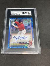 2021 Bowman Draft Tyler McDonough Red Sox Blue Wave Refractor Auto /150 SGC 9.5 2021 Bowman Draft Tyler McDonough Red Sox Blue Wave Refractor Auto /150 SGC 9.5