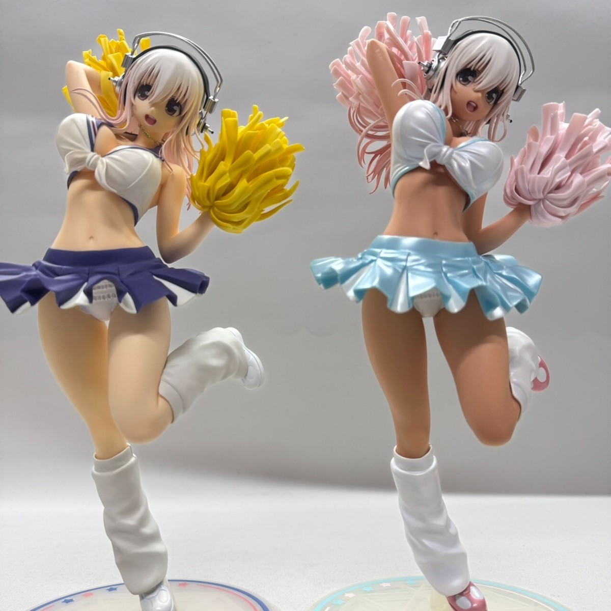 USED OrchidSeed Super Sonico Cheer Girl ver. & Sun*kissed 1/6