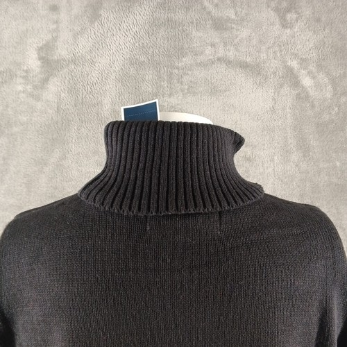 NWT $46 Karen Scott Turtleneck Colorblock Sweater MEDIUM(8-10) 100% Cotton - Picture 13 of 16