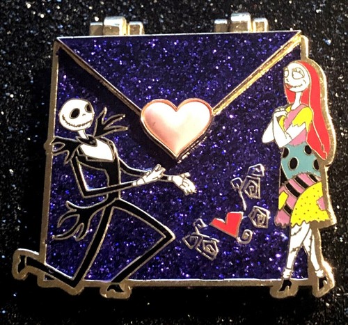 DISNEY WDW 2016 LOVE LETTERS NIGHTMARE BEFORE CHRISTMAS JACK SALLY LE 3000 PIN