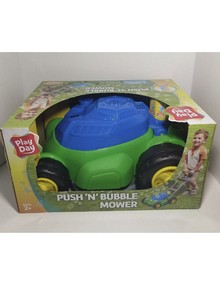 play day push n bubble mower