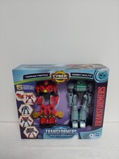 Transformers Toys EarthSpark Cyber-Combiner Terran Twitch and Robby Malto