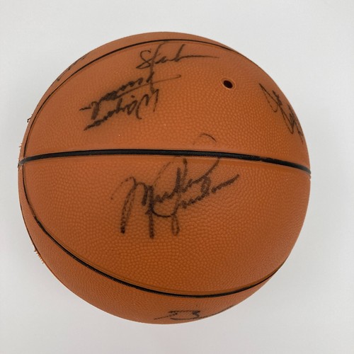Michael Jordan 1984 Team USA Olympics Team Signed Basketball JSA COA - Picture 3 of 13