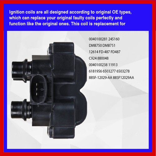 1PC IGNITION COIL UFD300 F1VU-12029-A F1VU12029A F1VU-12029-A1A F1VU12029A1A - Picture 4 of 7