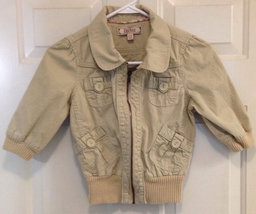 Decree Damen Jacke 3/4 Arm Größe S hellbraun
