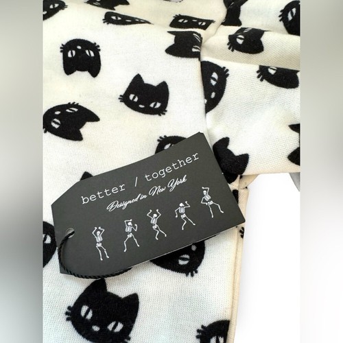 NWT Better/Together Cat Graphic Print Sweatshirt - Size X-Small - Picture 5 of 7