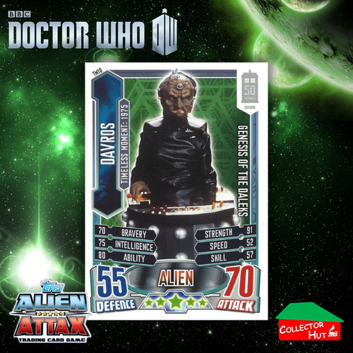 Topps Dr Who Alien Attax 50th Anniversary Edition Base Companion Timeless Cards - Picture 82 of 122