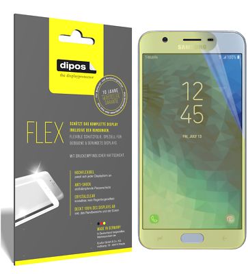 3x Schutzfolie für Samsung Galaxy J7 Star Folie, 100% Displayabdeckung, Flex