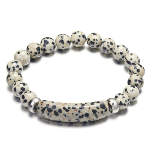 Brazalete de elasticidad elegante para mujeres joyería con ojos de tigre de piedra natural - Imagen 18 de 41