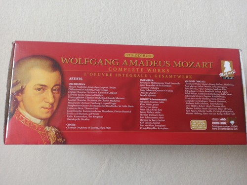 Wolfgang Amadeus Mozart Gesamtwerk Complete Works 170 CD Box - Bild 4 von 7