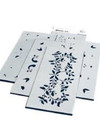 Pink Fresh High Quality Stencils - Folk Art Slimline - 5 Pcs