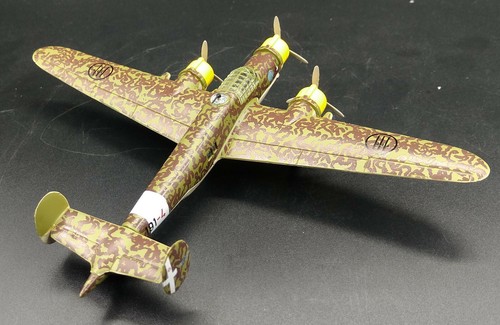 New 1/144 Italian Air Force Cant Z.1007 Aicione Bomber Aircraft Diecast Model - Picture 4 of 6