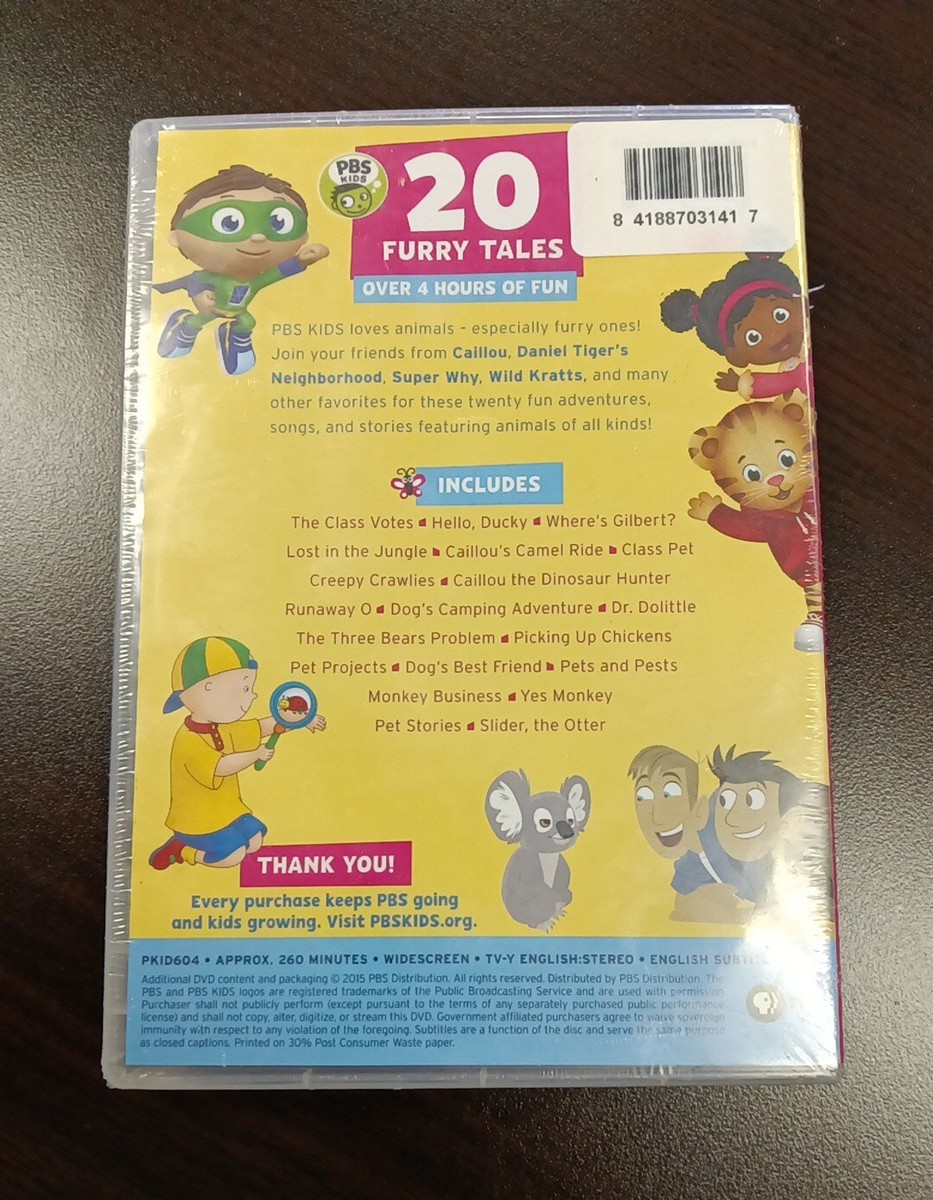 PBS KIDS: 20 Furry Tales (DVD) Brand New Sealed Fast