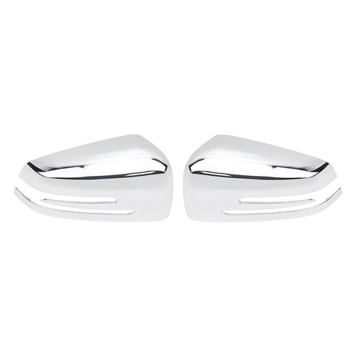 For Benz GLK Class X204 2009-2015 Rearview Side Wing Mirror Cover Chrome Trim - Picture 2 of 10